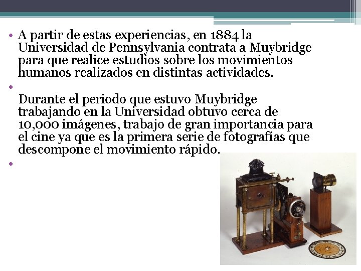  • A partir de estas experiencias, en 1884 la Universidad de Pennsylvania contrata