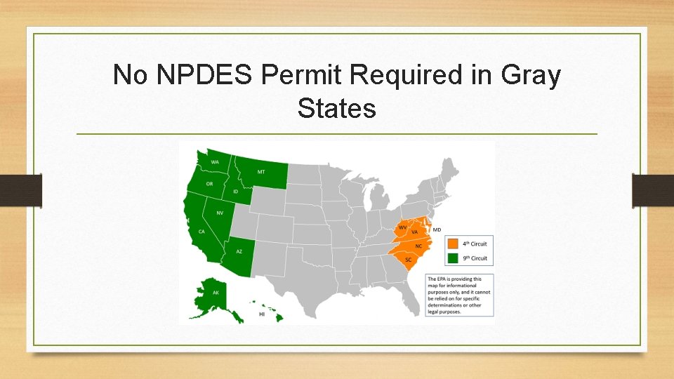 No NPDES Permit Required in Gray States 