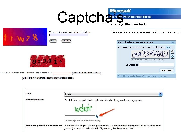 Captcha’s 