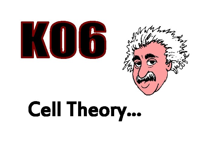 Cell Theory… 