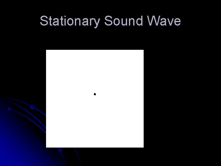 Stationary Sound Wave 
