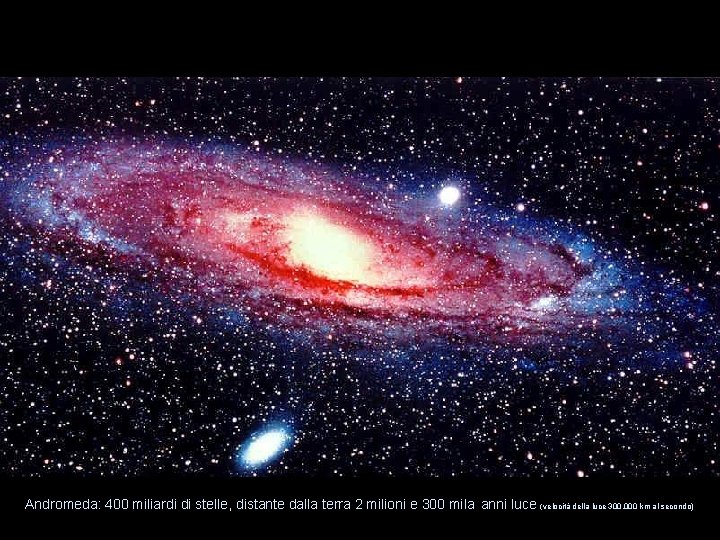 Andromeda: 400 miliardi di stelle, distante dalla terra 2 milioni e 300 mila anni