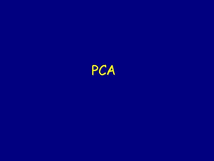 PCA 