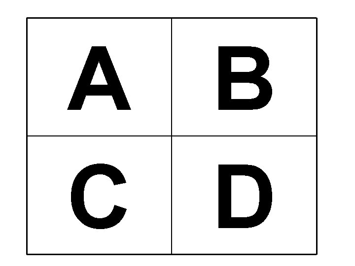 A B C D Response Cards 