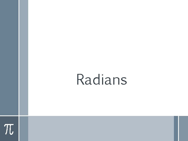 Radians 