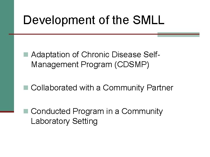 Cdsmp Teaching Chronic Disease SelfManagement in Residency Education Maureen