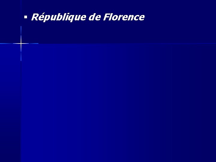  République de Florence 