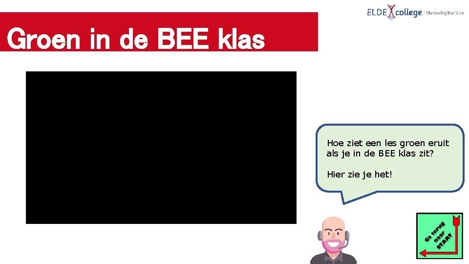 Groen in de BEE klas Hoe ziet een les groen eruit als je in