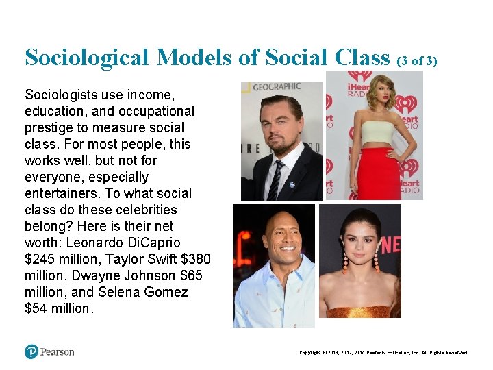 Sociological Models of Social Class (3 of 3) Sociologists use income, education, and occupational