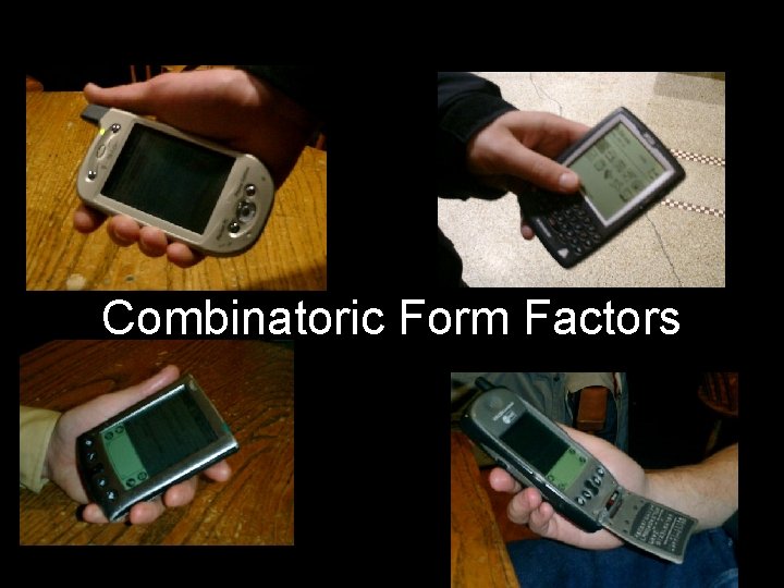 Combinatoric Form Factors 