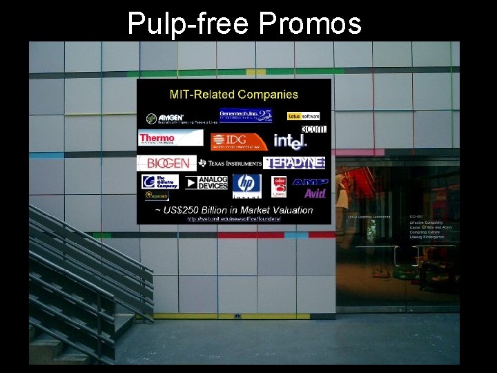 Pulp-free Promos 