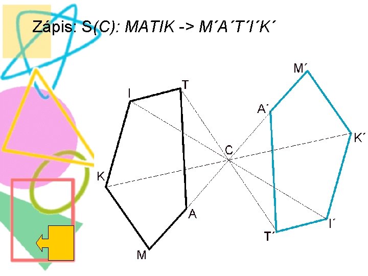 Zápis: S(C): MATIK -> M´A´T´I´K´ 