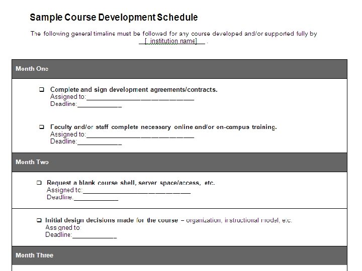 Online Course Design DEVELOPING EFFECTIVE CONTENT JENNIFER FREEMAN