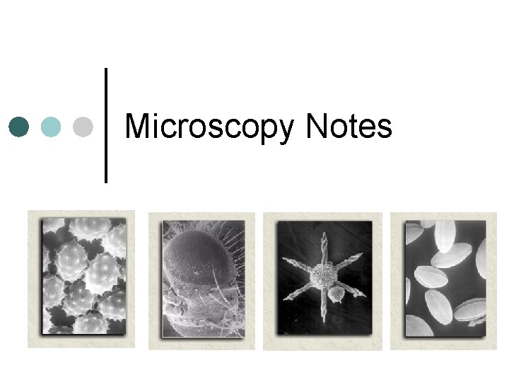 Microscopy Notes 