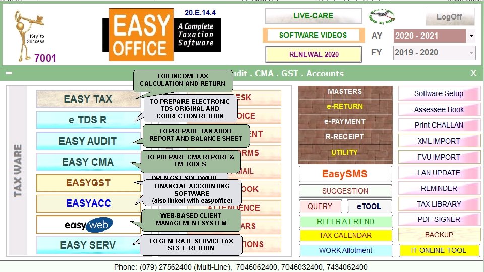 FOR INCOMETAX CALCULATION AND RETURN TO PREPARE ELECTRONIC TDS ORIGINAL AND CORRECTION RETURN TO