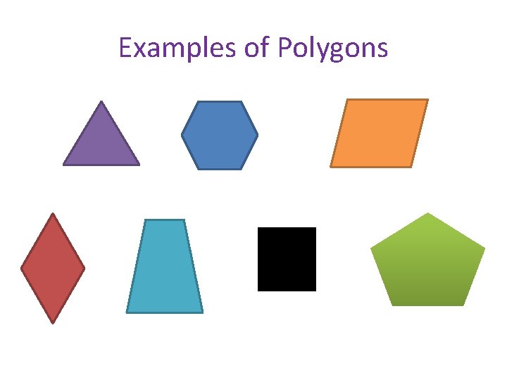 Examples of Polygons 