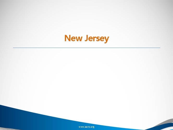 New Jersey www. aacte. org 