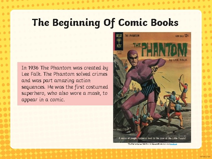 The Beginning Of Comic Books Comic books were