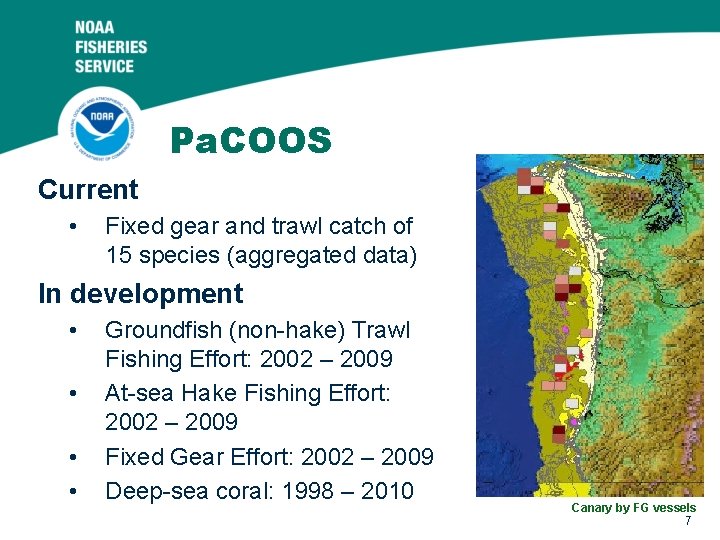 Pa. COOS Current • Fixed gear and trawl catch of 15 species (aggregated data)