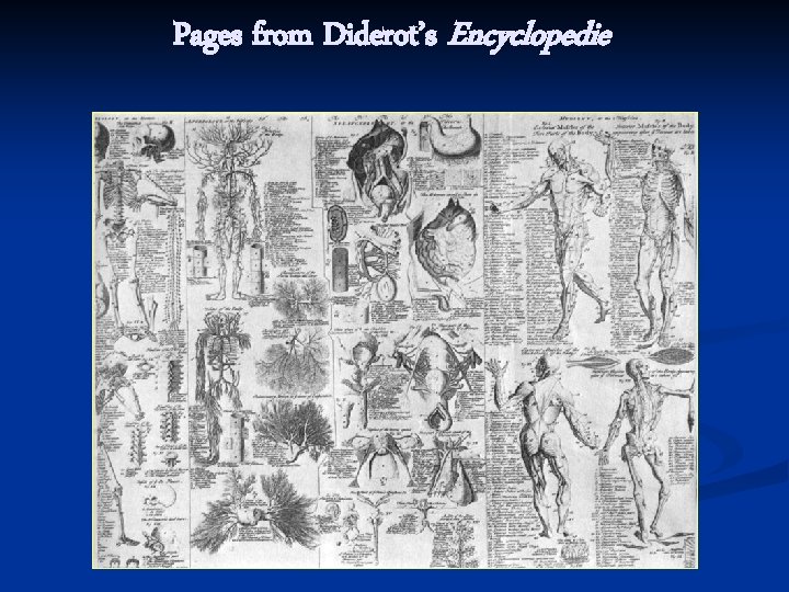 Pages from Diderot’s Encyclopedie 