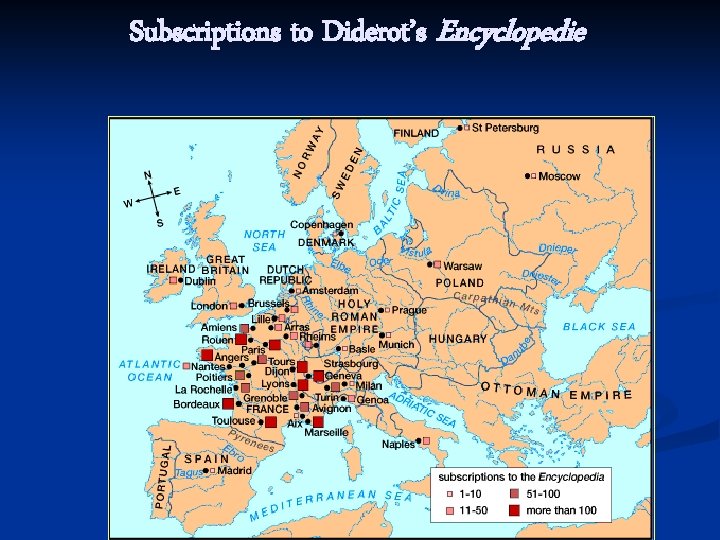 Subscriptions to Diderot’s Encyclopedie 