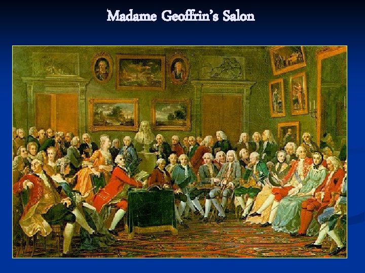 Madame Geoffrin’s Salon 