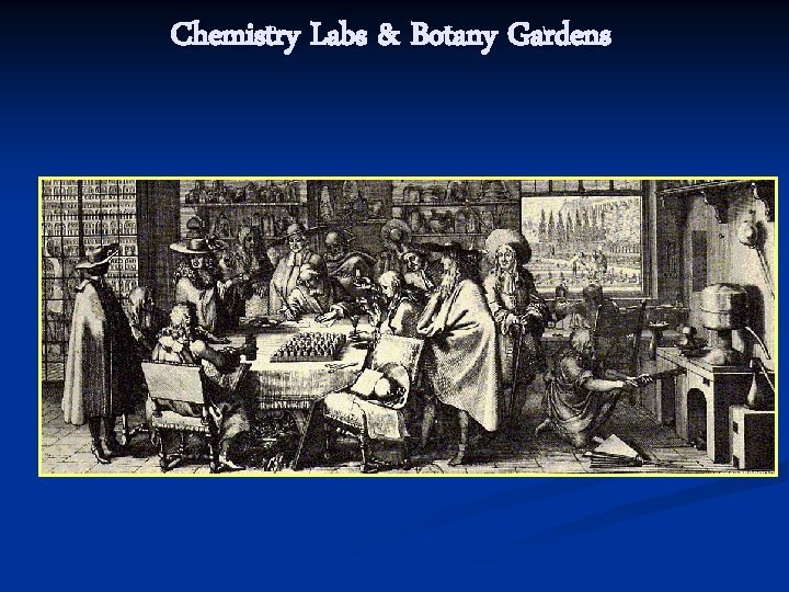 Chemistry Labs & Botany Gardens 