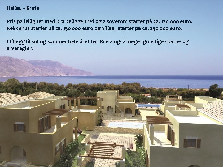 Hellas – Kreta Pris på leilighet med bra beliggenhet og 2 soverom starter på