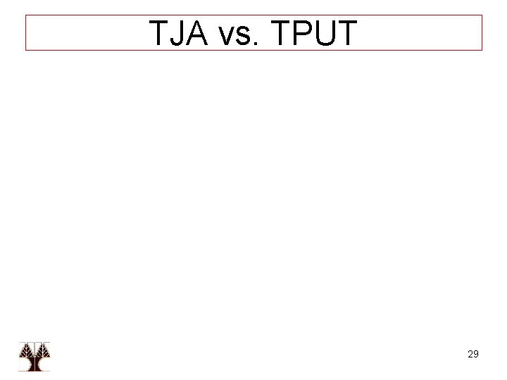 TJA vs. TPUT 29 