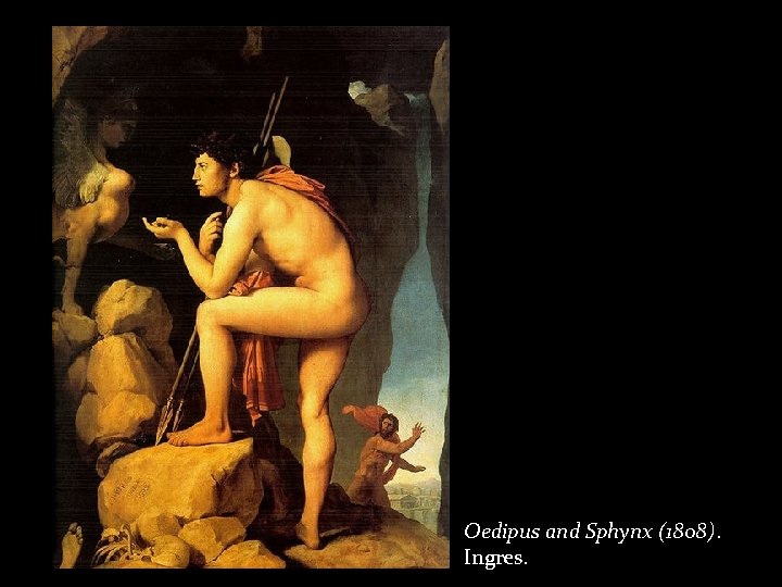 Oedipus and Sphynx (1808). Ingres. 