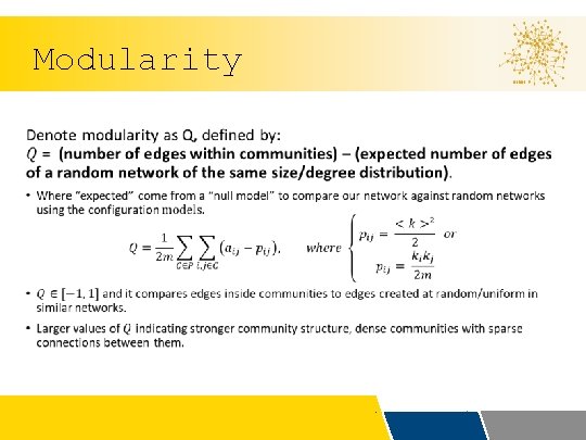 Modularity • 