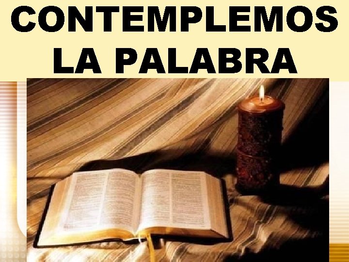 CONTEMPLEMOS LA PALABRA 