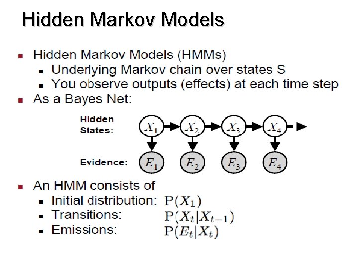 Hidden Markov Models 