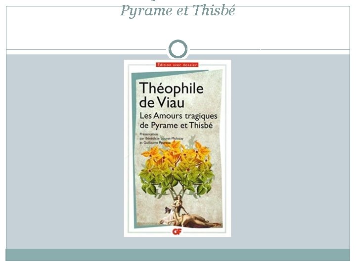 Pyrame et Thisbé 