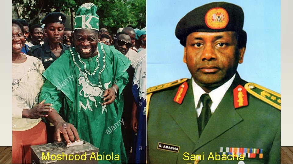 Moshood Abiola Sani Abacha 