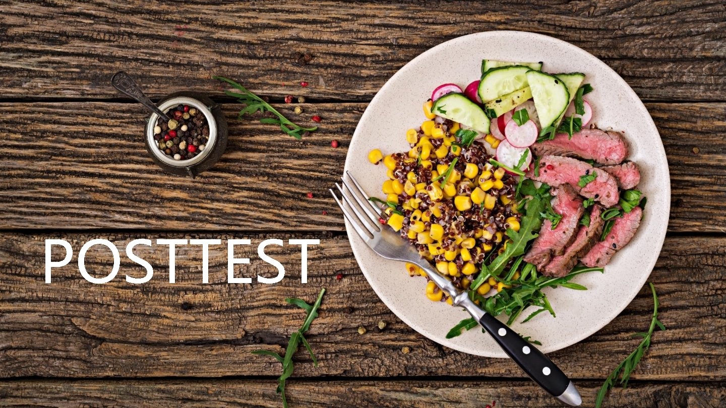 POSTTEST 