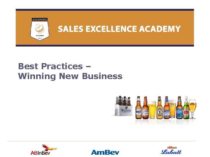 Best Practices – Winning New Business 