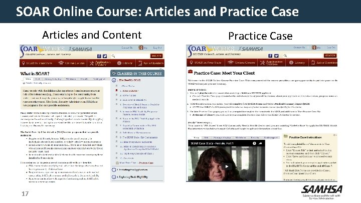 SOAR Online Course: Articles and Practice Case Articles and Content 17 Practice Case 