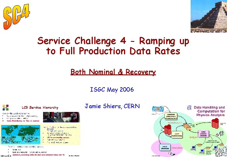 Service Challenge 4 - Ramping up to Full Production Data Rates Both Nominal &