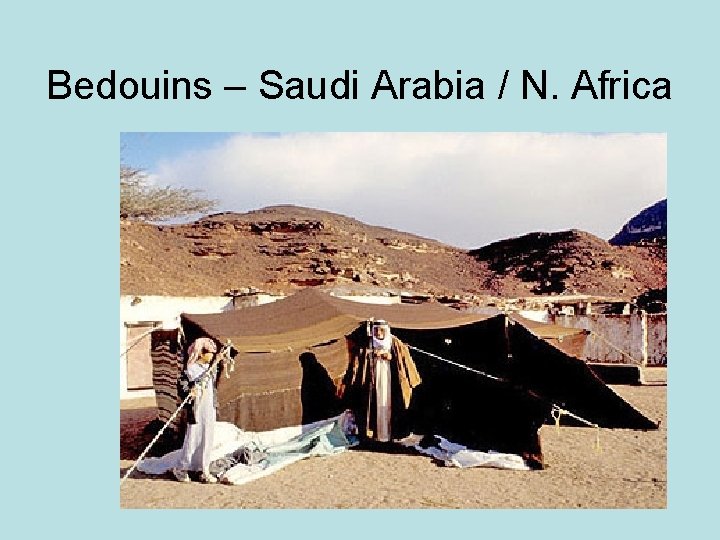 Bedouins – Saudi Arabia / N. Africa 