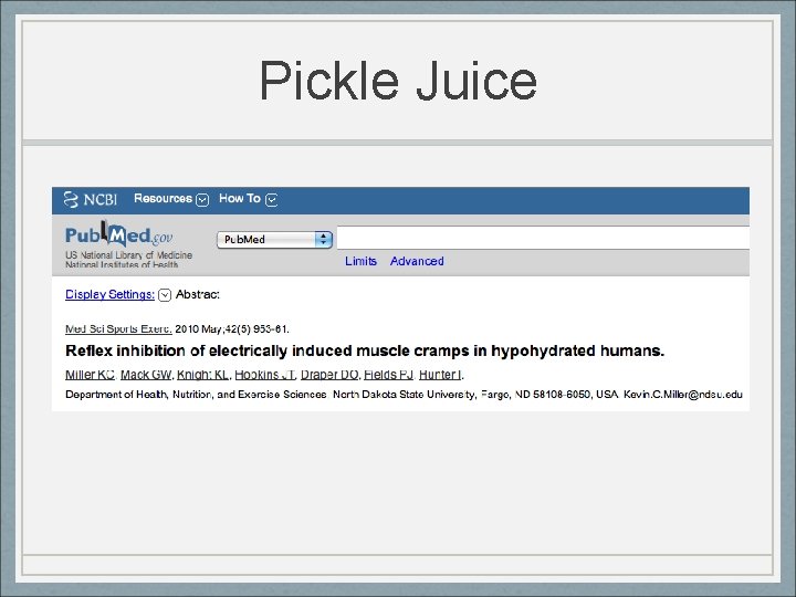 Pickle Juice 