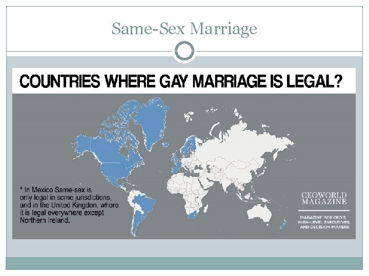 Same-Sex Marriage 