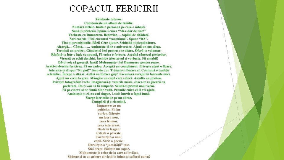 COPACUL FERICIRII 