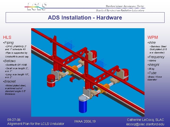 ADS Installation - Hardware HLS WPM • Piping • Wire • CPVC (FM 4910) ADS Installation - Hardware HLS WPM • Piping • Wire • CPVC (FM 4910)
