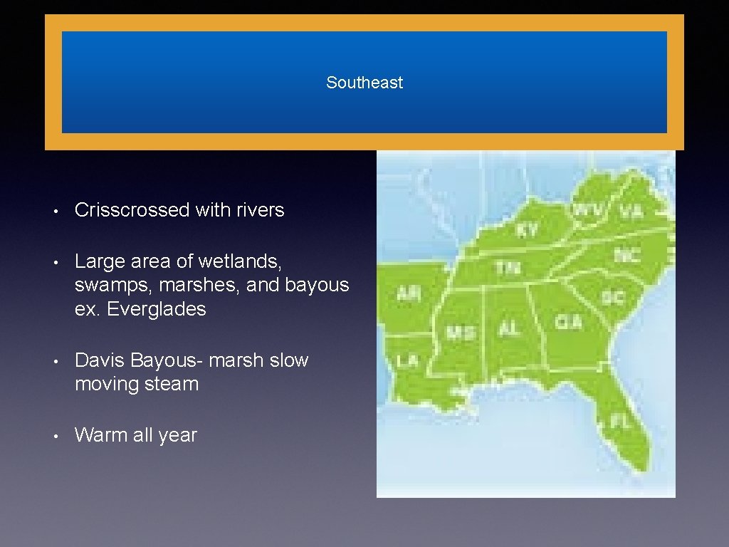 The U S And N Js Regions By