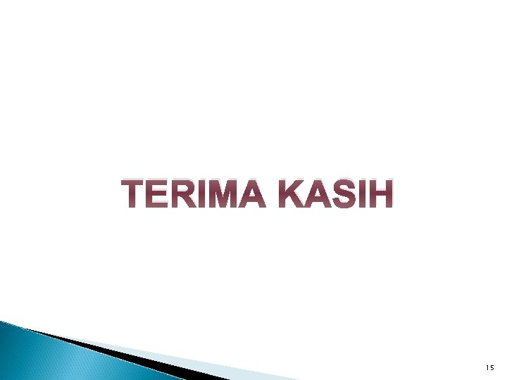 TERIMA KASIH 15 