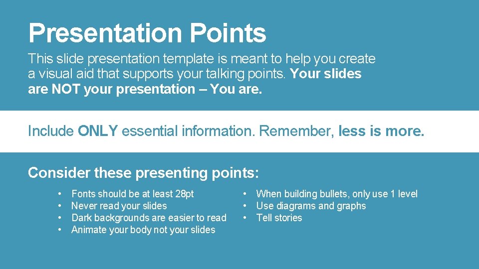 Slides Point Form Example Presentation Points This slide presentation template is meant