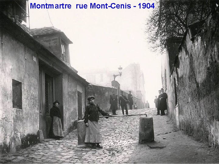 Montmartre rue Mont-Cenis - 1904 