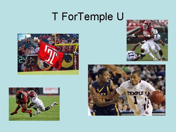 T For. Temple U 
