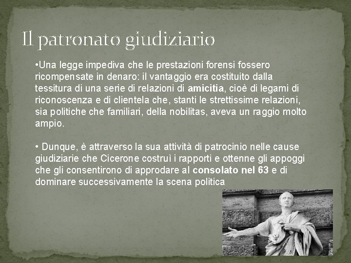 Il patronato giudiziario • Una legge impediva che le prestazioni forensi fossero ricompensate in